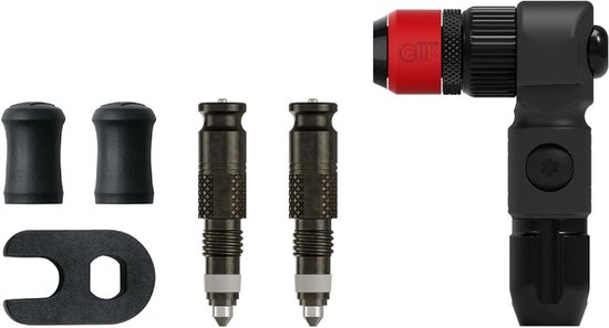 Fietspomp Adapter - Ventielkop Pomp - Banden Oppompen - Klik Ventiel Compatibel - 34 g - Meerkleurig