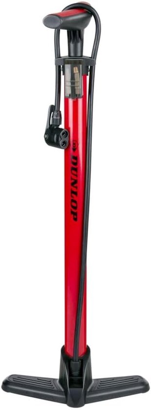 Fietspomp - Bandenpomp - Banden Oppompen - Universele Ventielen - 61 cm - Rood