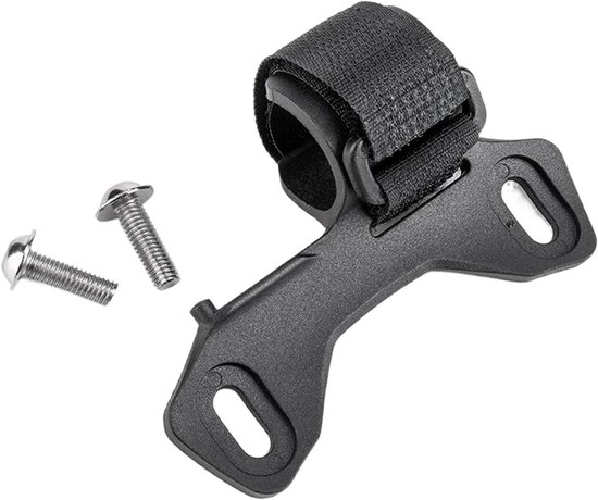 Fietspomp Clip - Pomp Houder - Fiets Onderhoud - Slijtvast Materiaal - 22 mm Diameter - Zwart