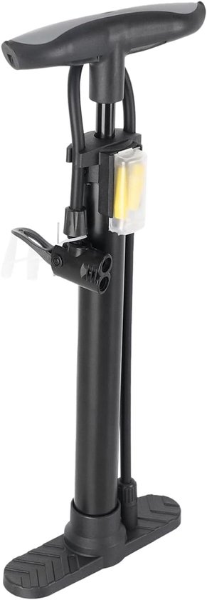 Fietspomp Draagbaar - Handpomp Fiets - Banden Oppompen - 160 PSI Druk - 39 cm - Zwart