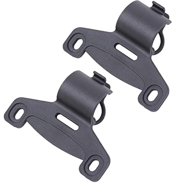 Fietspomp Houder voor Fiets - 2 Stuks - Zwart - Geschikt voor Mountainbikes en Racefietsen