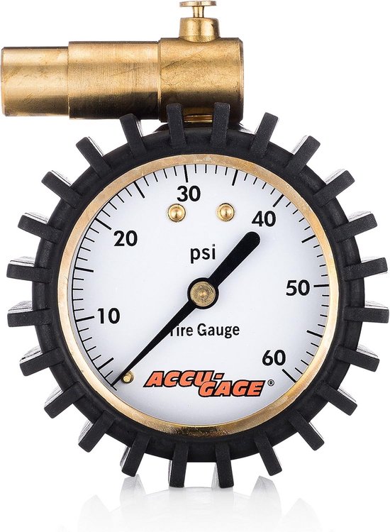 Fietspomp Manometer Fietsbanden Voor Presta Ventiel Tot 60 PSI - Nauwkeurige Manometer
