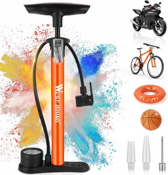 Fietspomp met Manometer - 11 Bar / 160 PSI - Vloer Model