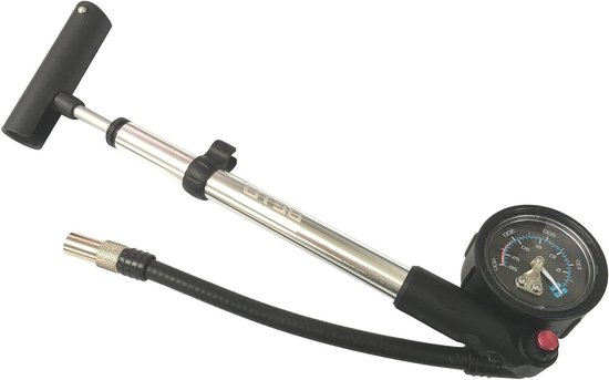 Fietspomp met meter - Schokdemperpomp - Vering Onderhoud - 300 psi / 20 bar