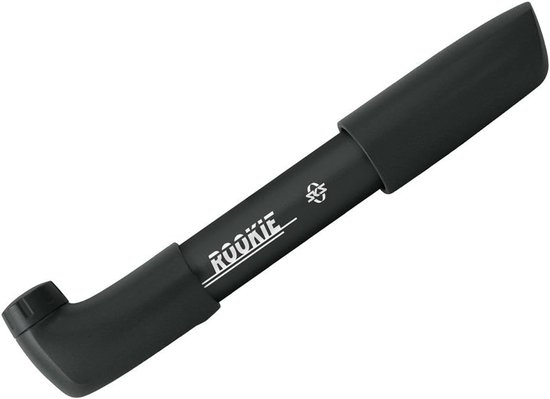 Fietspomp Mini - Draagbare Pomp - Band Oppompen - Omkeerbare Klepkop - 22-24 cm - Zwart