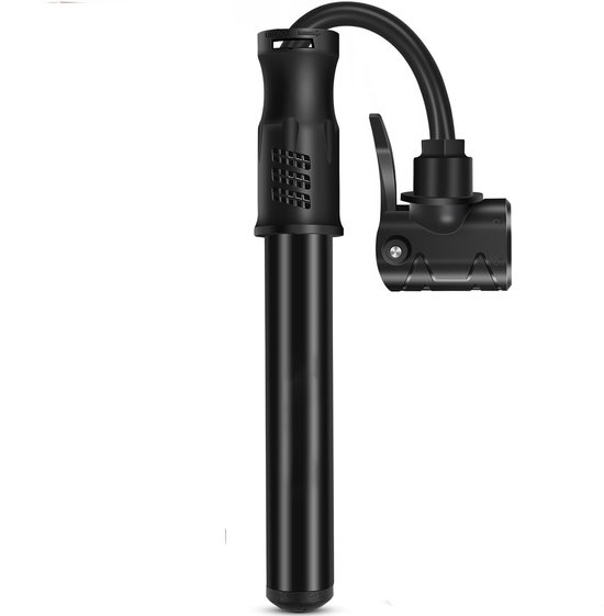 Fietspomp - Mini fietspomp - Draagbare fietspomp - Aluminium - Lichtgewicht - Voor alle ventielen, MTB, racefiets, ballenpomp