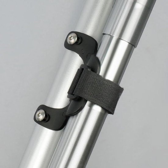Fietspomphouder - Pompbevestiging Fiets - Fietsonderhoud - Veilige Pomp Zekerheid - Universeel - Zwart