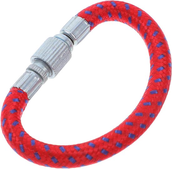 Fietspompslang Vervanging - Hogedrukslang Pomp - Banden Oppompen - Flexibele Schraderkop - 17 cm Lengte - Rood