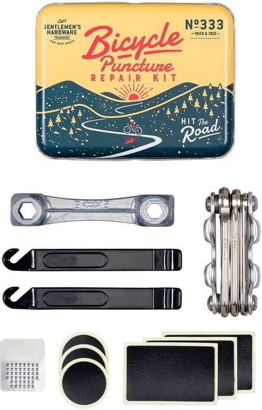 Fietsreparatieset Gentlemen's Hardware | functioneel cadeau | repair kit | fietskit | reparatieset van Gentlemen's Hardware