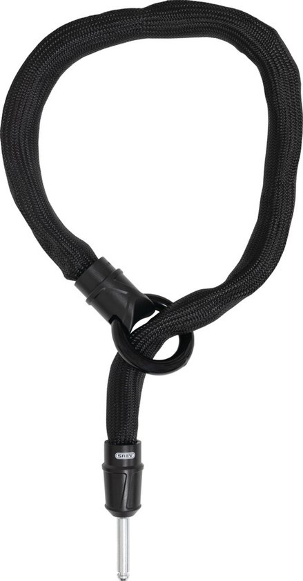 Fietsslot ABUS Insteekketting - Adaptor Chain IvyTex 6KS - - zwart - 85 cm - geschikt voor elektrische fietsen - stadsfietsen