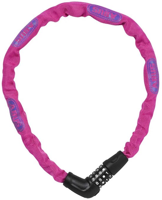 Fietsslot ABUS Kettingslot - Steel-O-Chain™ 5805C - Security level 5 - roze - 75 cm - Geschikt voor elektrische fietsen en stadsfietsen