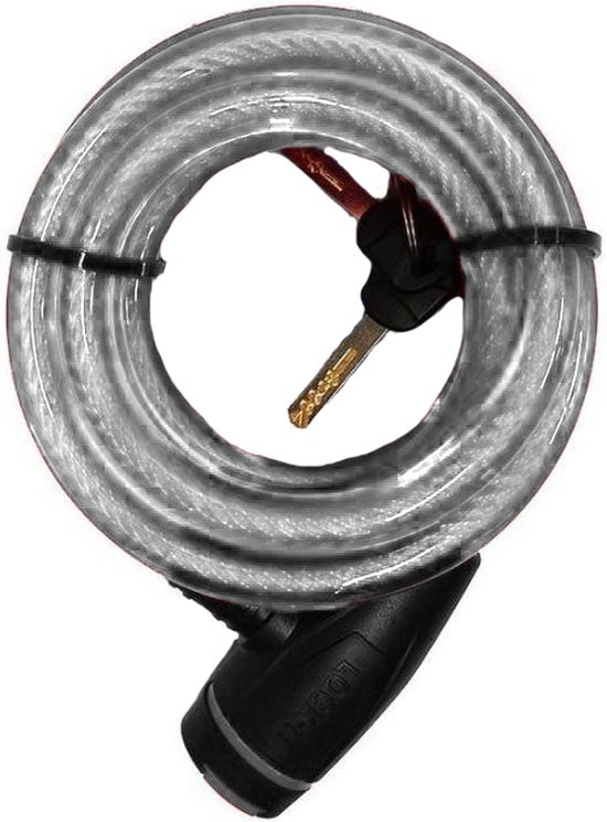 Fietsslot Kabelslot met 12mm Dikte - Inclusief 2 Sleutels - Beveilig je spullen - Grijs van LifeGoods