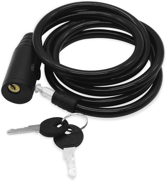 Fietsslot Ketting met lange kabel - hoge veiligheid voor buitengebruik