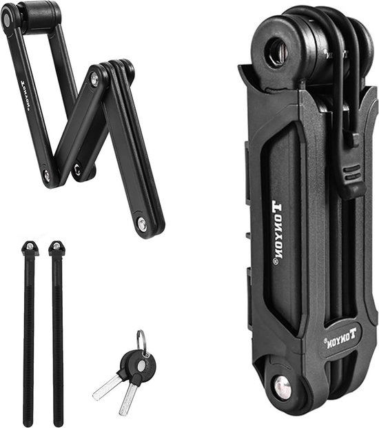 Fietsslot vouwslot 85 cm - hoge veiligheid MTB-slot - veilig vouwslot voor fietsen e-bikes - Kamanan van Kamanan
