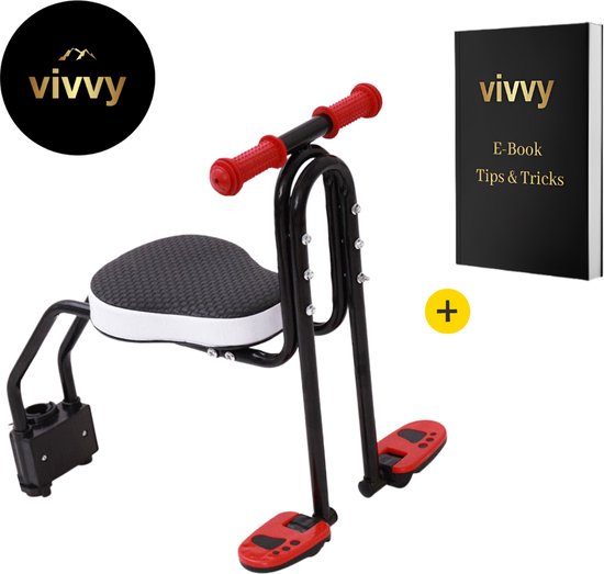 Fietsstoeltje Achterzitje - Fietsstoeltje Voorzitje Verzacht - Fietsstoeltje Junior Veilig - Duurzame Materialen - Incl. Handvat en Voetsteunen van Babylux