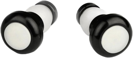Fietsstuur Knipperlicht - Waarschuwingslamp Fiets - Verkeersveiligheid Fietsen - Drie Lichtmodi - 1 Paar - Zwart