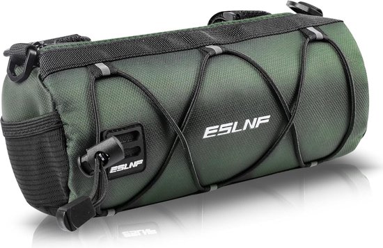 Fietsstuurtas, 1,5 l, waterdicht, reflecterende fietstas stuur met afneembare schouderriem met schouderriem voor racefiets, mountainbike, fietsen, reizen van Aoreun