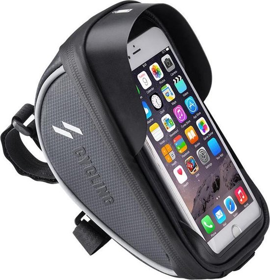 Fietsstuurtas voor smartphone - Fietsstuurtas voor telefoon - Smartphonehouder voor fiets  - geschikt voor All Terrain Bike - Wielrenfiets – Wielrennen – Herenfiets – Damesfiets van Merkloos