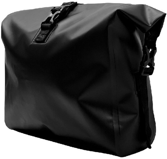 Fietstas - Bagagedrager - Fietstassen Elektrische Fietsen - 100% Waterdicht - Multifunctionele 2-in-1 Tas - 31X12.2X41.8CM - 9L - Zwart
