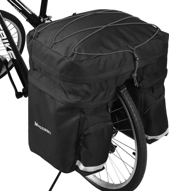 Fietstas Dubbel Waterdicht met Reflectoren - Voor Volwassenen - 60L van FastRider