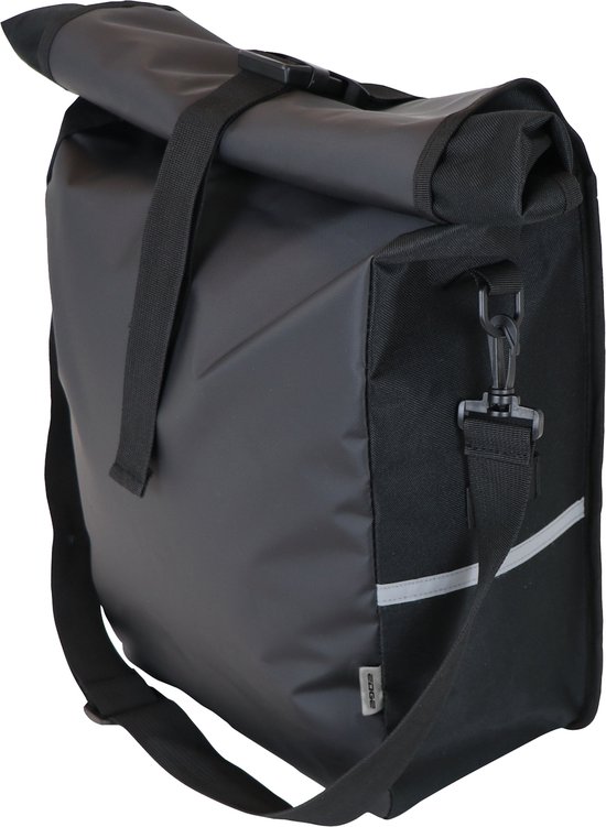 Fietstas Edge Traveller 18 liter 48 x 30 x 15 cm - zwart van Merkloos