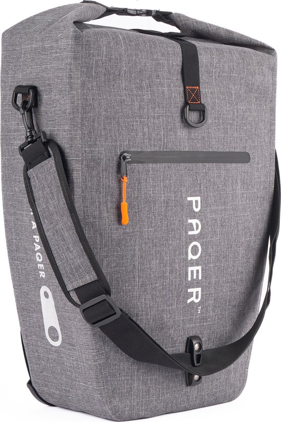 Fietstas enkele Shopper schoudertas - Fietstassen electrische fietsen - 100 % Waterdicht - 30 liter van Willex