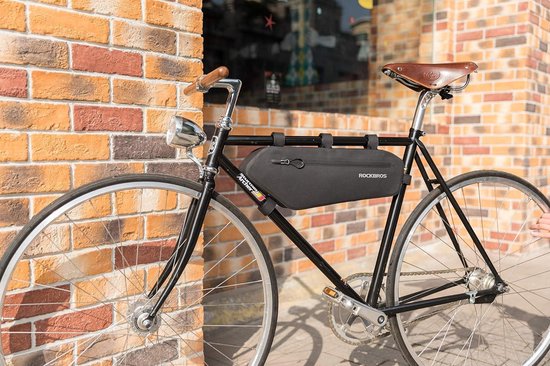 Fietstas Frame Waterdichte Frametas Driehoekstas - ca. 3L Zwart Waterproof bicycle bag van Fietstas