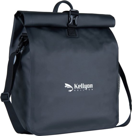 Fietstas met schouderriem, waterdicht, 22 liter volume, compatibel met e-bike, houdt aan elke fiets, werken, winkelen, vrije tijd, fietstas, bagagedragertas, paktas, 3-in-1 van Fietstas