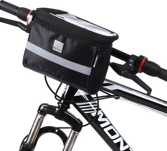 Fietstas Stuur met Mobiele Smartphone / Telefoonhouder - Stuurtas Fiets voor Normale, Racefietsen, Electrische Fietsen - Waterdicht - Afneembaar van FastRider