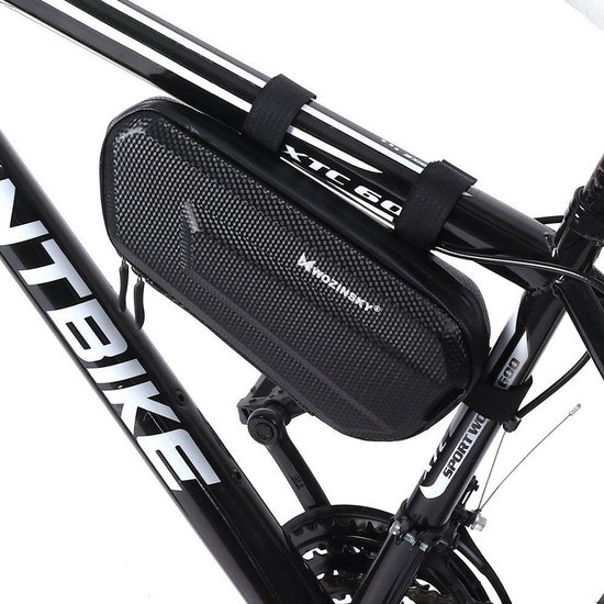 fietstas voor op het fietsframe 1,5 L zwart (WBB10BK) van B'twin