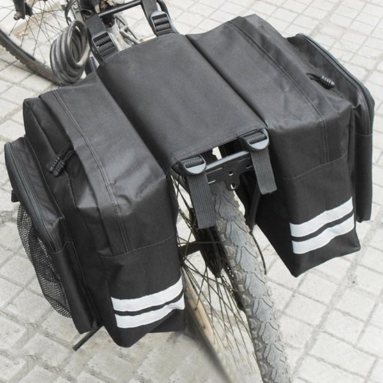 Fietstassen fietsenrekken - 27L waterdichte draagtas met regenhoes - voor paardrijden fietsen van Fietstas