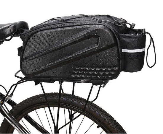 Fietstassen voor Bagagedragers -zadeltas- 10L - Waterdicht met Regenhoes, Schouderband en Handvat - Enkele Tas fiets - Trunkbag