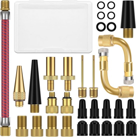 Fietsventieladapter voor Fietspomp - Universal Adapter voor Presta en Schrader Ventielen