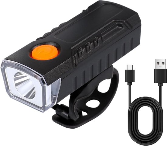 Fietsverlichting - Fietslamp - Veilig Fietsen - 1000 Lumen Krachtig - USB Oplaadbaar - Zwart