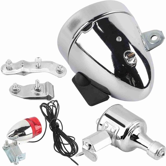 Fietsverlichting Set - Dynamo Verlichting - Veilig Fietsen - Universeel 12V Systeem - Compact Ontwerp