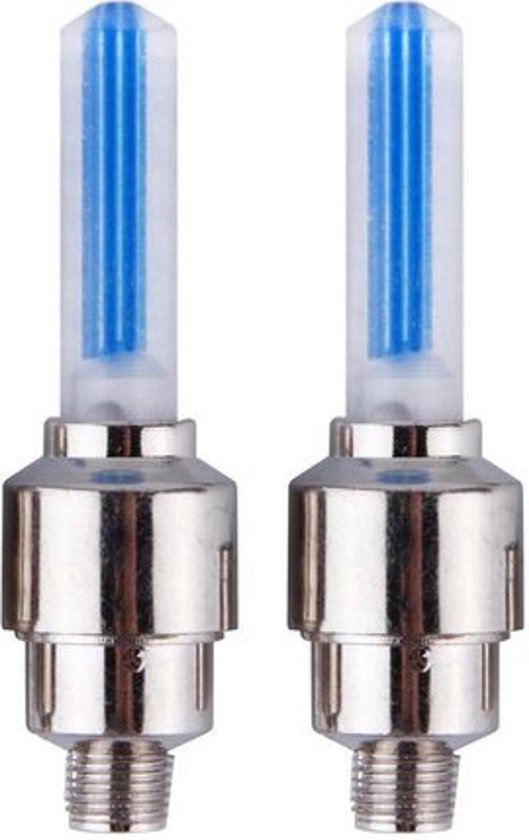 Fietsverlichting Set LED - Fiets Ventiel Stop -Blauw