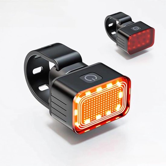 Fietsverlichting Set - Voor en achterlamp - Veilig fietsen - USB Oplaadbaar - Compact - Zwart