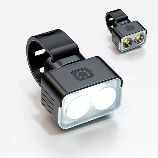 Fietsverlichting Set voor Trek Tx700 1977 - USB Oplaadbare Voor- en Achterlamp, Waterdichte Fietslampen voor Nachtfietsen en Stads- / MTB-fietsen,A front