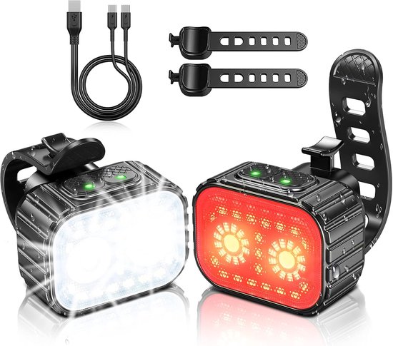 Fietsverlichting Voor en Achter - Fietslicht - Fietslampjes - lichtoutdoor