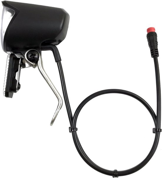 Fietsverlichting Voor - Koplamp Fiets - Nachtelijke Ritten - Veelzijdige Spanning - 16 Inch Kabel - Zwart