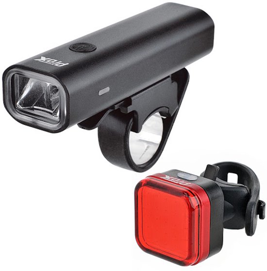 Fietsverlichtingsset 400 en 40 Lumen Led USB Oplaadbaar