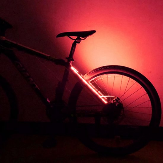 Fietswiel Verlichting - Spaakverlichting LED - Zichtbaarheid Verhogen - Waterdicht Stofdicht - 35 LEDs per strip - Multicolor