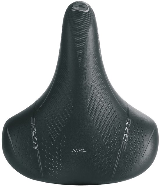 Fietszadel Selle Bassano Volare XXL Cruiser met dubbele veer - zwart van Selle Bassano