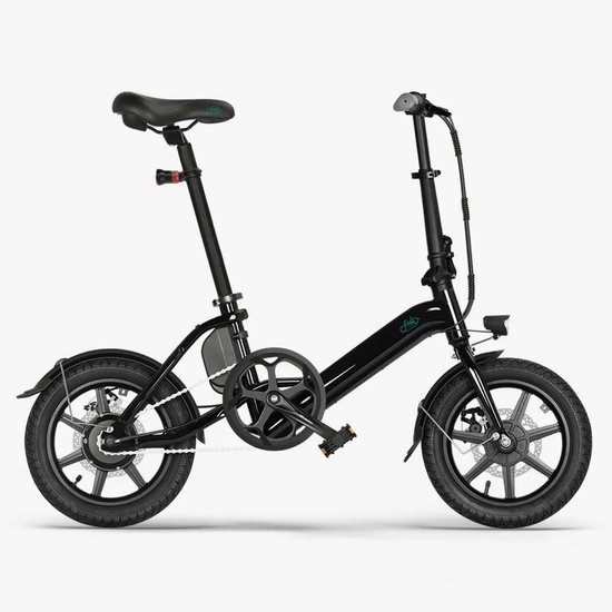 Fiido D3 Pro - Elektrische Vouwfiets - Zwart - 14 inch