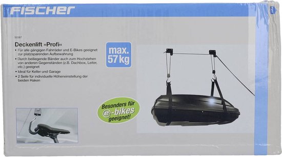 FISCHER FAHRRAD 50387 Fietslift Aantal plaatsen: 1 Zwart van Fischer