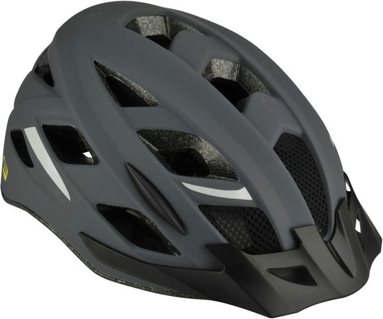 FISCHER FAHRRAD Urban Levin L/XL MTB fietshelm Grijs, Zwart Confectiemaat: L van Fischer