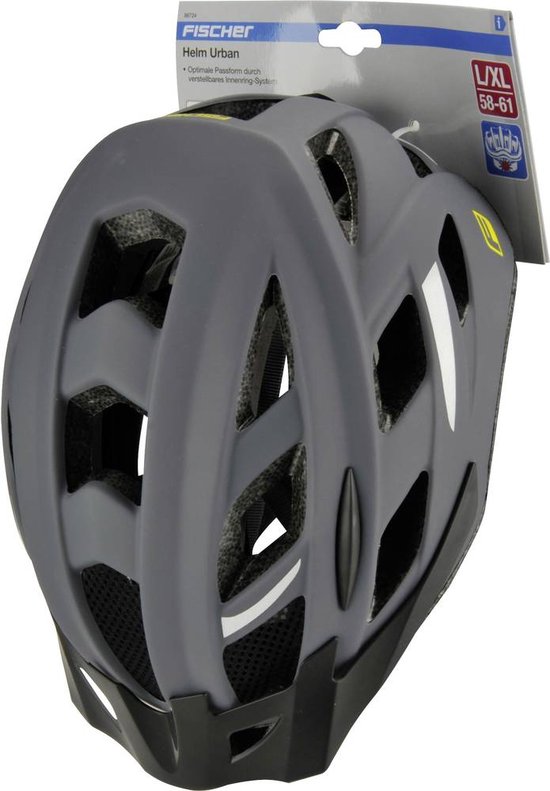 FISCHER FAHRRAD Urban Levin S/M MTB fietshelm Grijs, Zwart Confectiemaat: M van Fischer