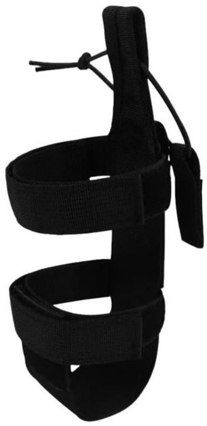 Flessenhouder — 1-pack — Verstelbare en draagbare riem — Ophangtasje — Outdoor flessentas — Bekerhouder — Geïsoleerde heuptas voor flessen — Bevestiging voor rugzak — Geschikt voor diverse bekertypes — 23 x 14 x 5 cm