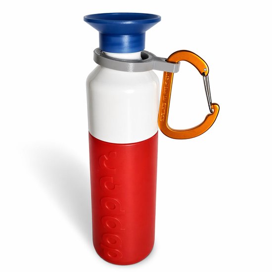 Flessenhouder Clip Geschikt voor Dopper Waterfles – Universele Bottle Carrier Ring voor Rugzak, Outdoor, Wandelen en Reizen – Geschikt voor Karabiner tot 10 mm – Lichtgewicht en Duurzaam – Grijs