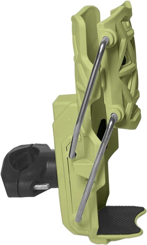 Flessenhouder Fiets - Bidon Houder - Fietsen Onderweg - Stevige Stabiliteit - Universele Pasvorm - Groen